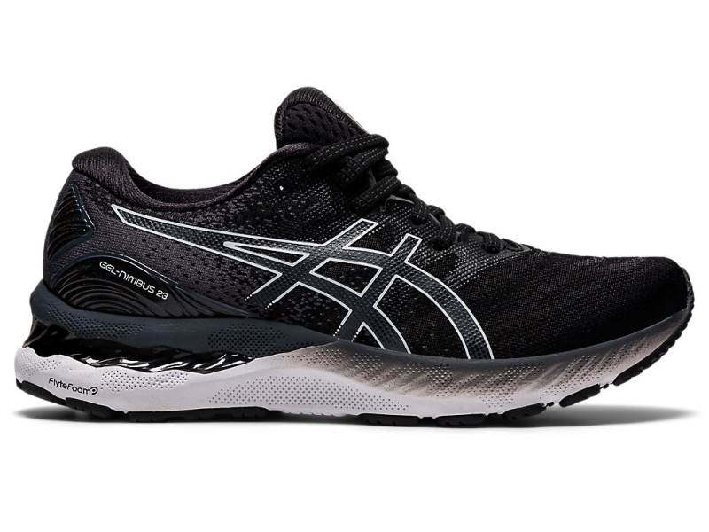 Dámské Běžecké Boty Asics GEL-NIMBUS 23 Wide Černé 09453XVIG